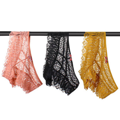 Sexy Hollow Out Lace Briefs Women - Image 5