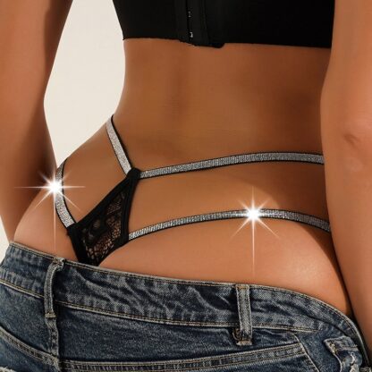 Sheer Lace G-String Underwear - Image 3