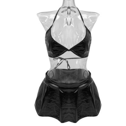 Plus Size Faux Leather Set - Image 4