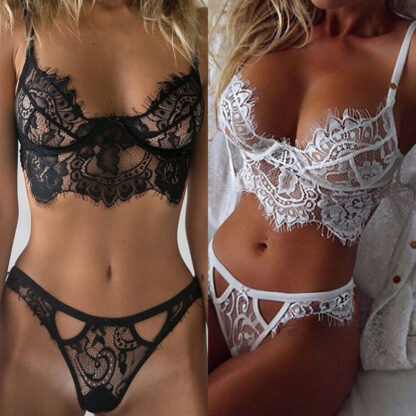 Seductive Lace Lingerie Set - Image 3