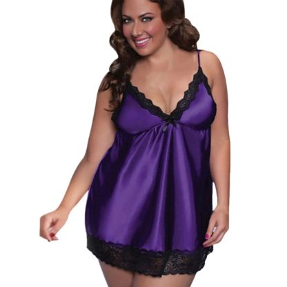Plus Size Erotic Nightdress - Image 8