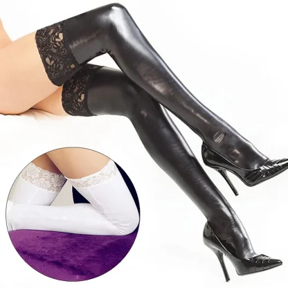 Sexy Leather Tights High - Image 2