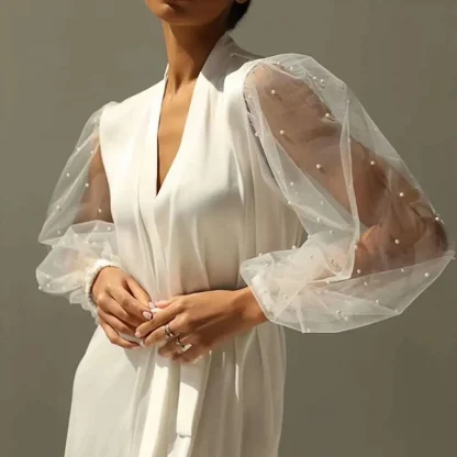 Elegant Bridal Robe and Gown Set